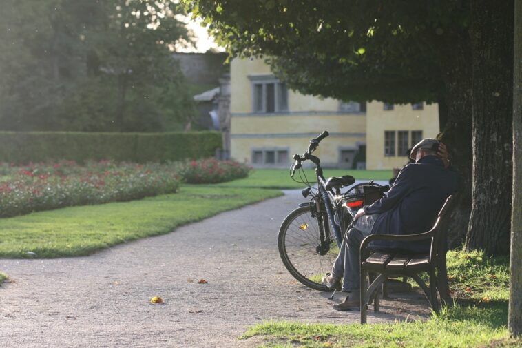 Senioren-Fahrrad-Elektro-Bild